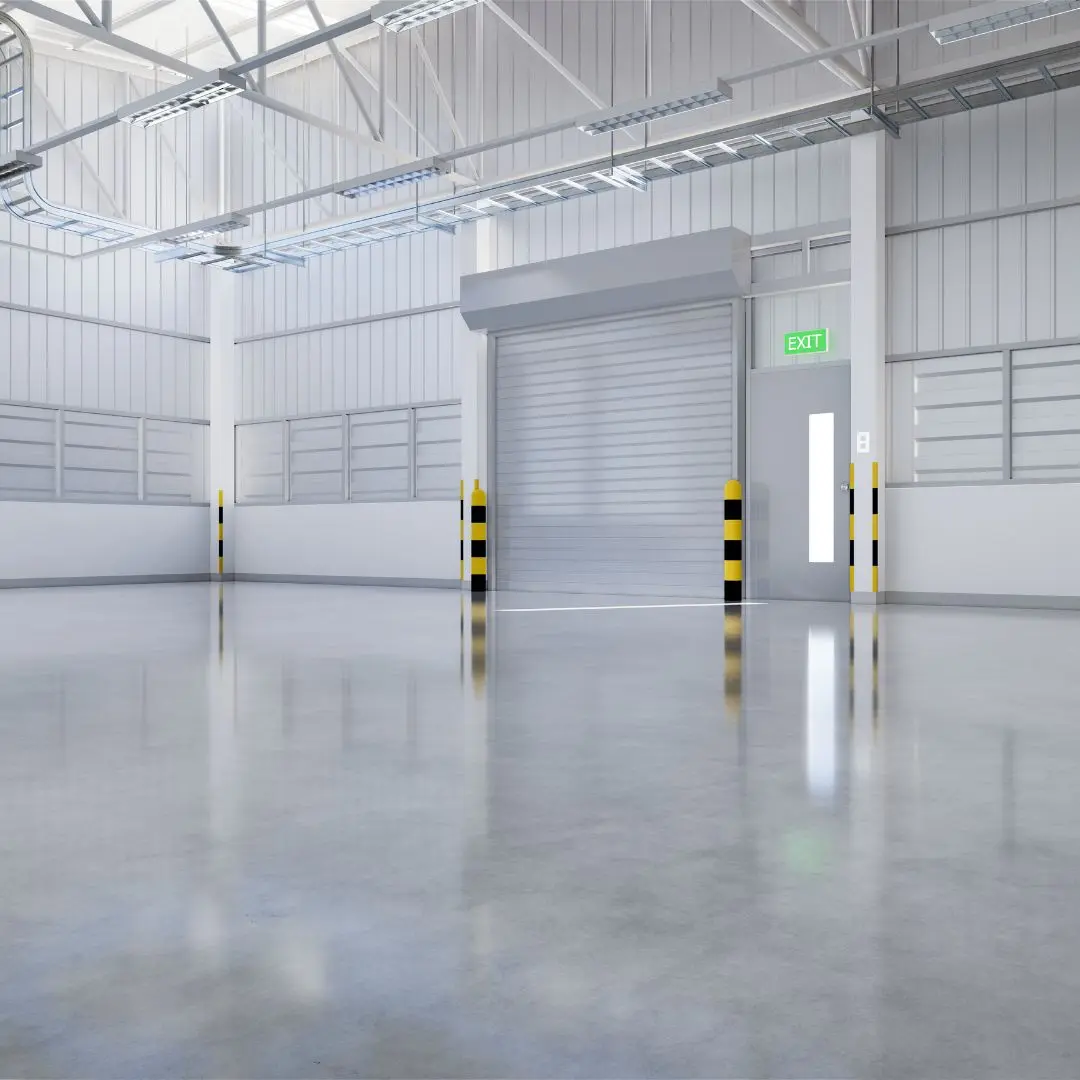 Epoxy flooring application in industrial and commercial spaces
