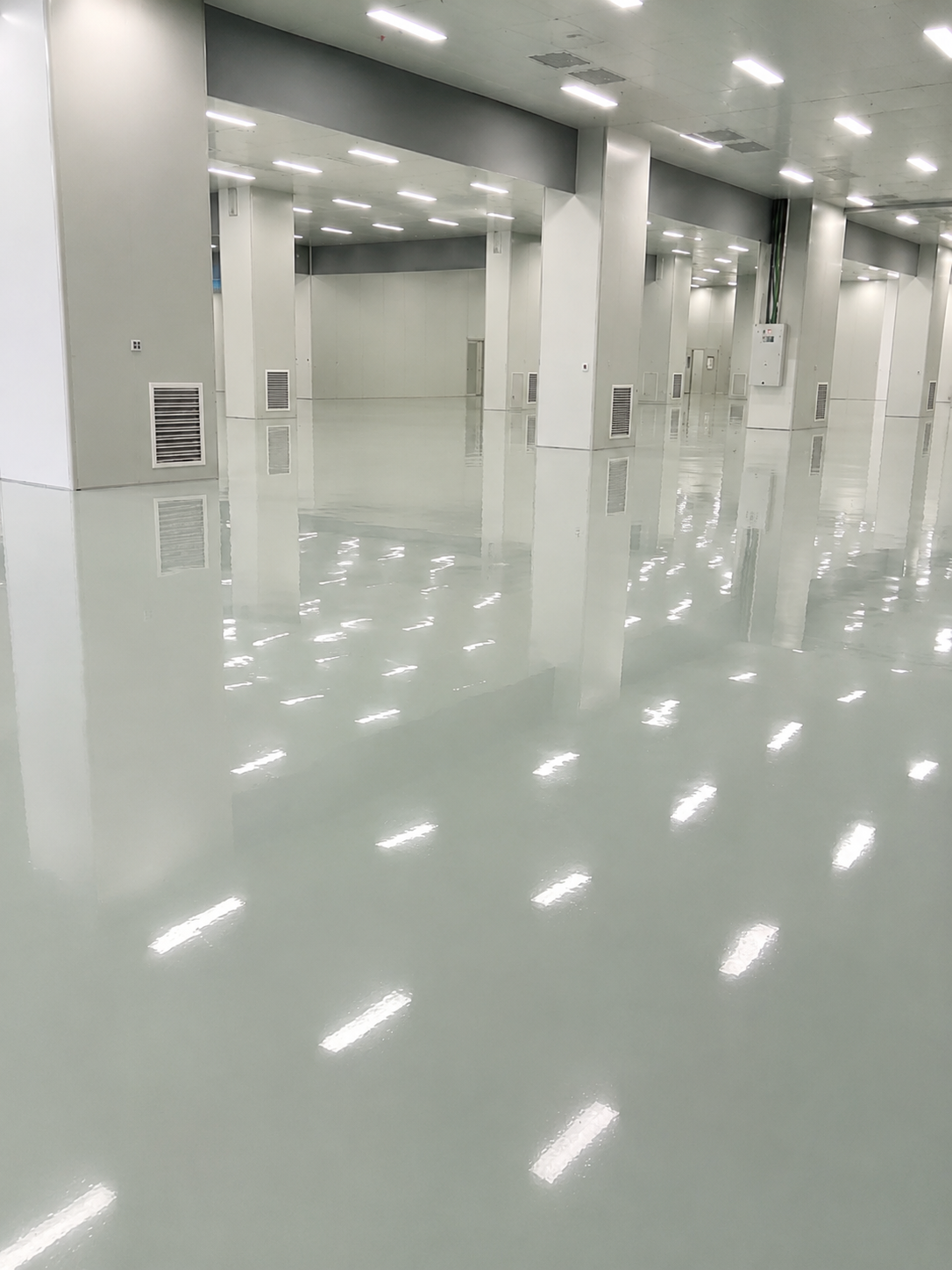 Dự án sàn Epoxy tự san phẳng Suzhou Lizhi Auto Parts