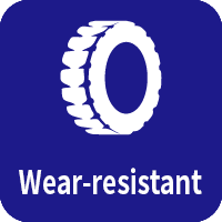 Wear-resistant flooring for cleanroom areas
