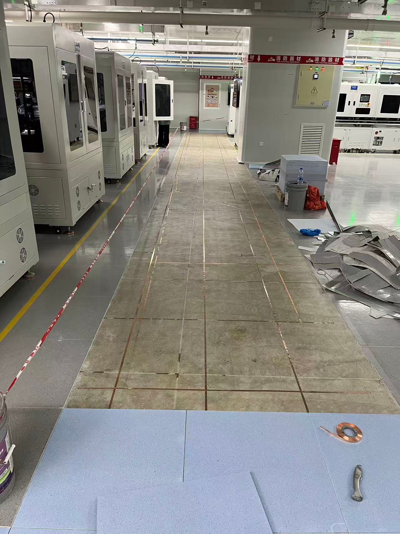 Hoàn thiện sàn PVC chống tĩnh điện Guangdong Xunyuan