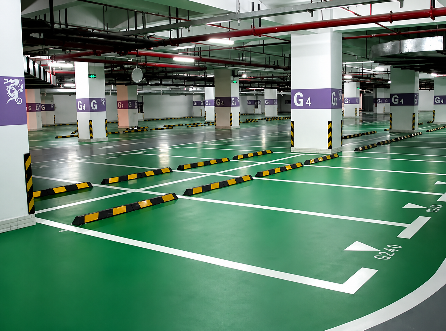 Parking garage flooring solution
